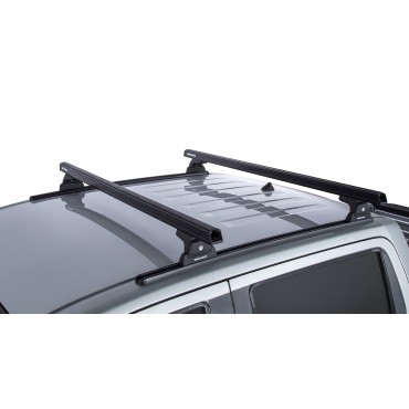 Barres de toit RHINORACK  Kit portage Nissan Navara D40 double cab
